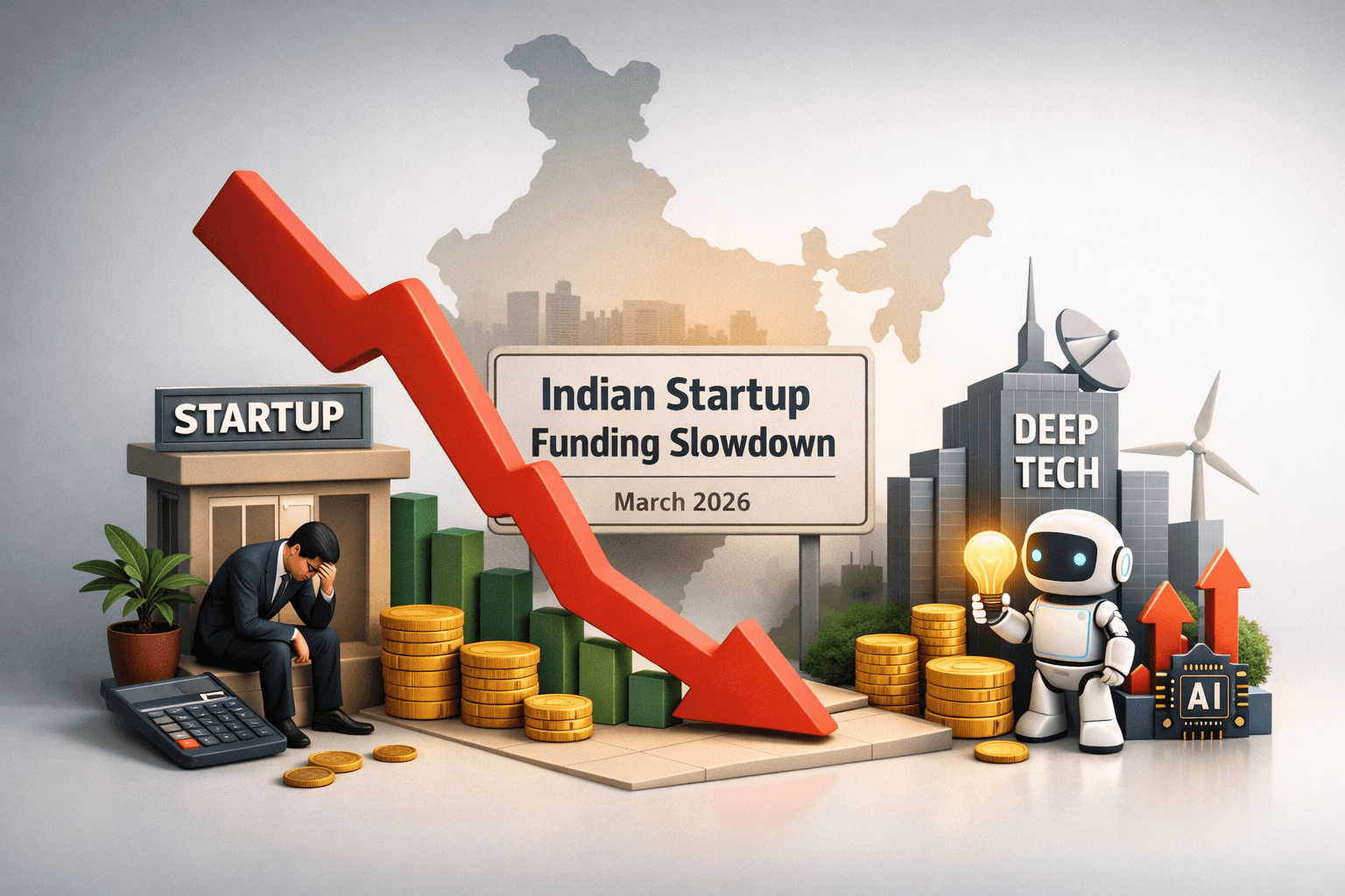 India's Startup Funding Slowdown in March 2026: A Sign of the Times